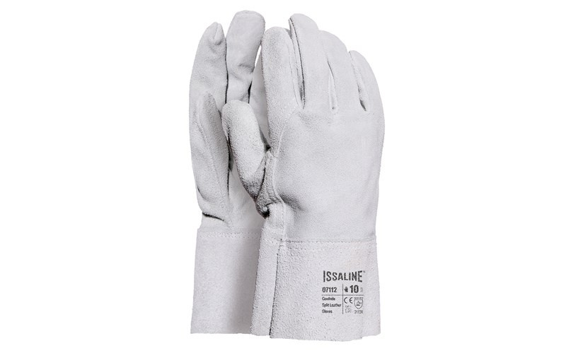 07112 INDUSTRIAL STARTER ISSA rękawice robocze skórzane z mankietem dwoina